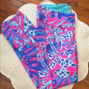 Lilly Pulitzer Pink and Blue Leggings